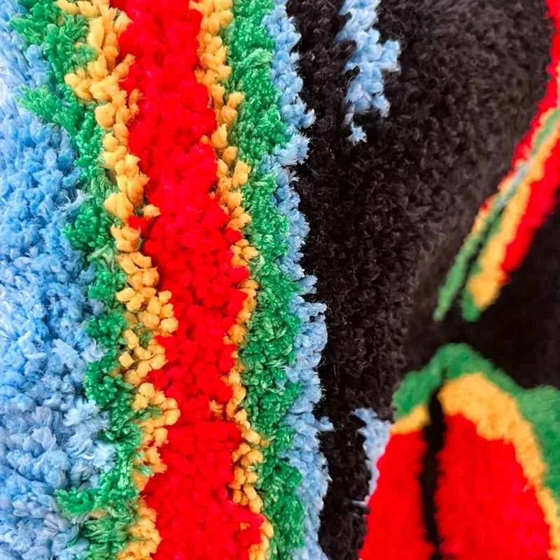 Textura tufted que valoriza as cores