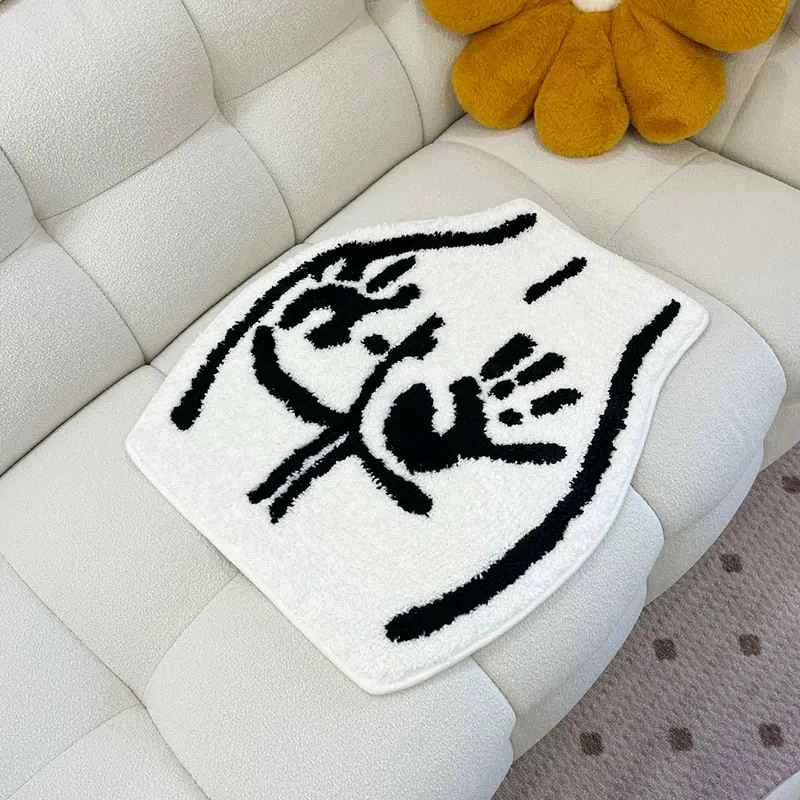 Tapete bumbum: decoração irreverente com toque macio