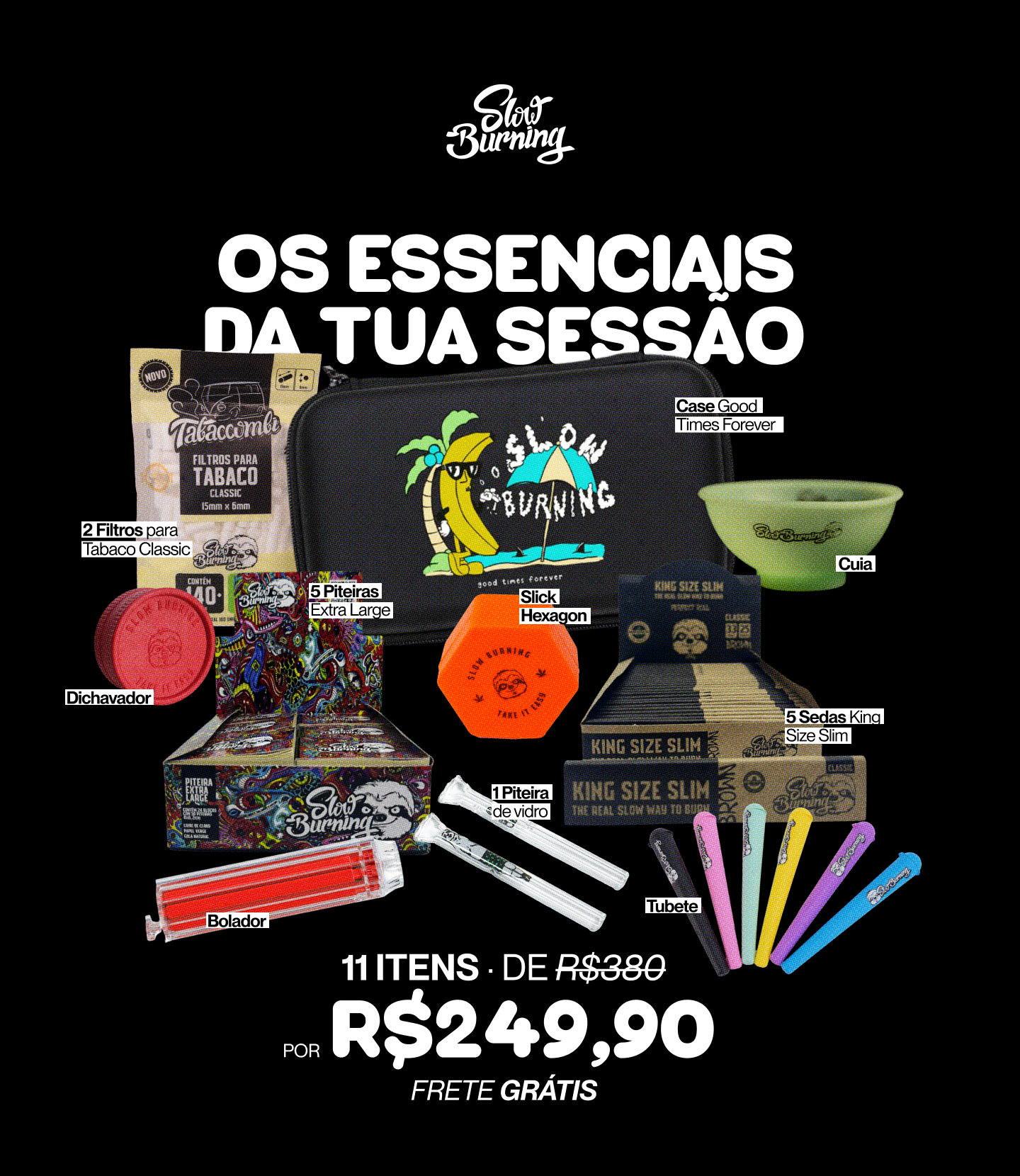 Kit Fire Box Slow + Bolador Pro Roll